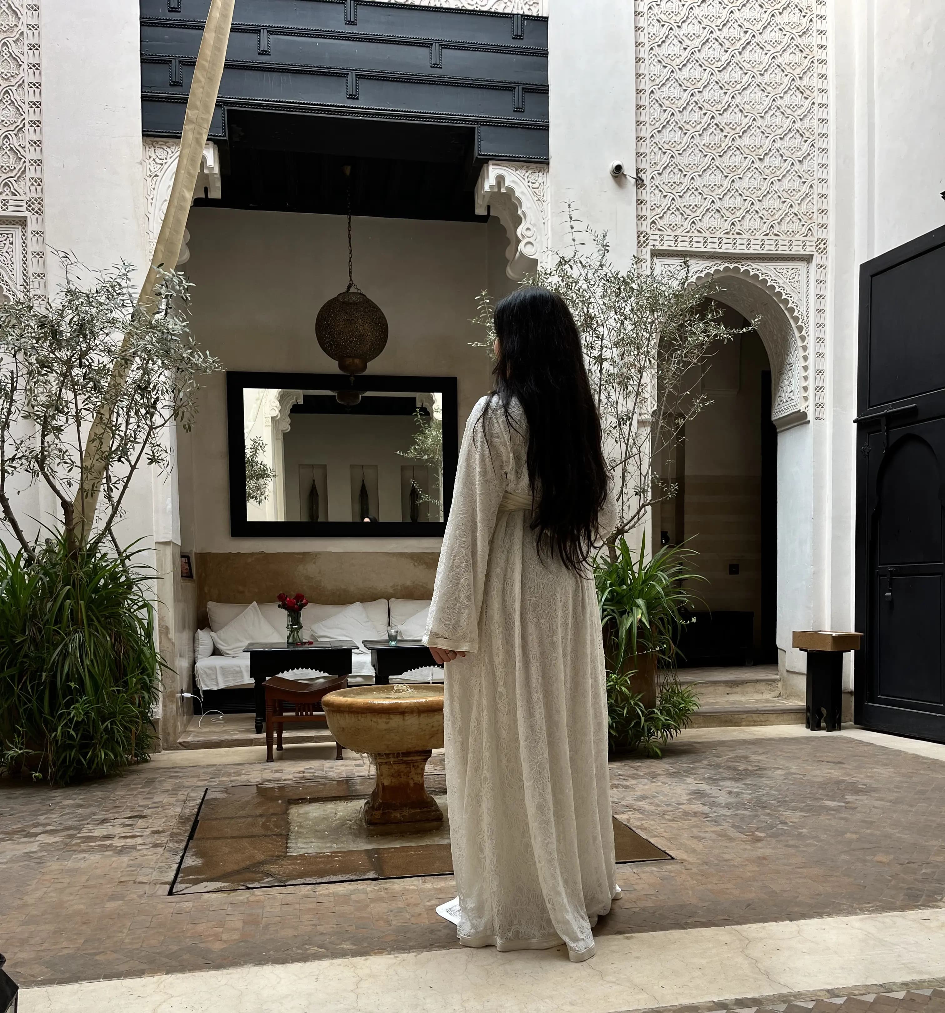 photo d'une robe blanche